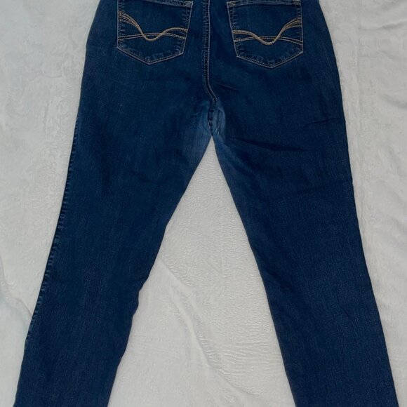 W62 Signature Fit Ankle Jeans Women 30x26 Size 8 Blue Denim Cropped - Picture 9 of 9